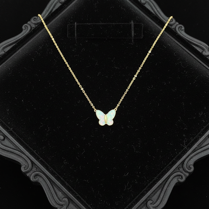 Butterfly Pendant - Black Velvet