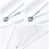 Heart Lock Necklace – Women's Fashion White Gold Plated