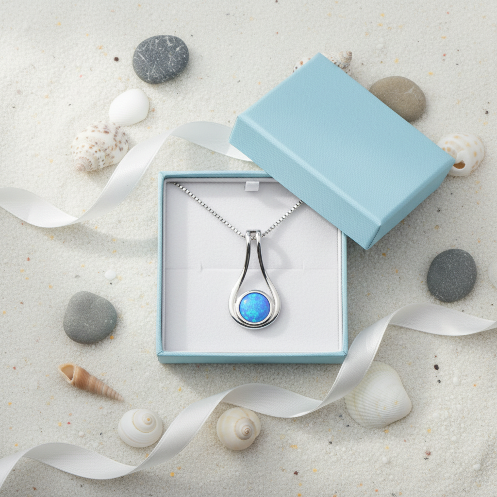 Light Blue Flat Lay