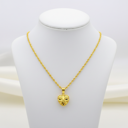 Luxury Gold Heart Pendant