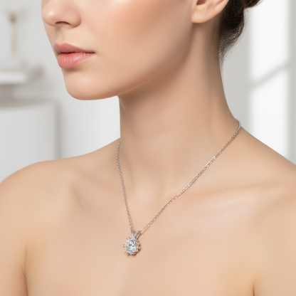 Snowflake Necklace - Lifestyle