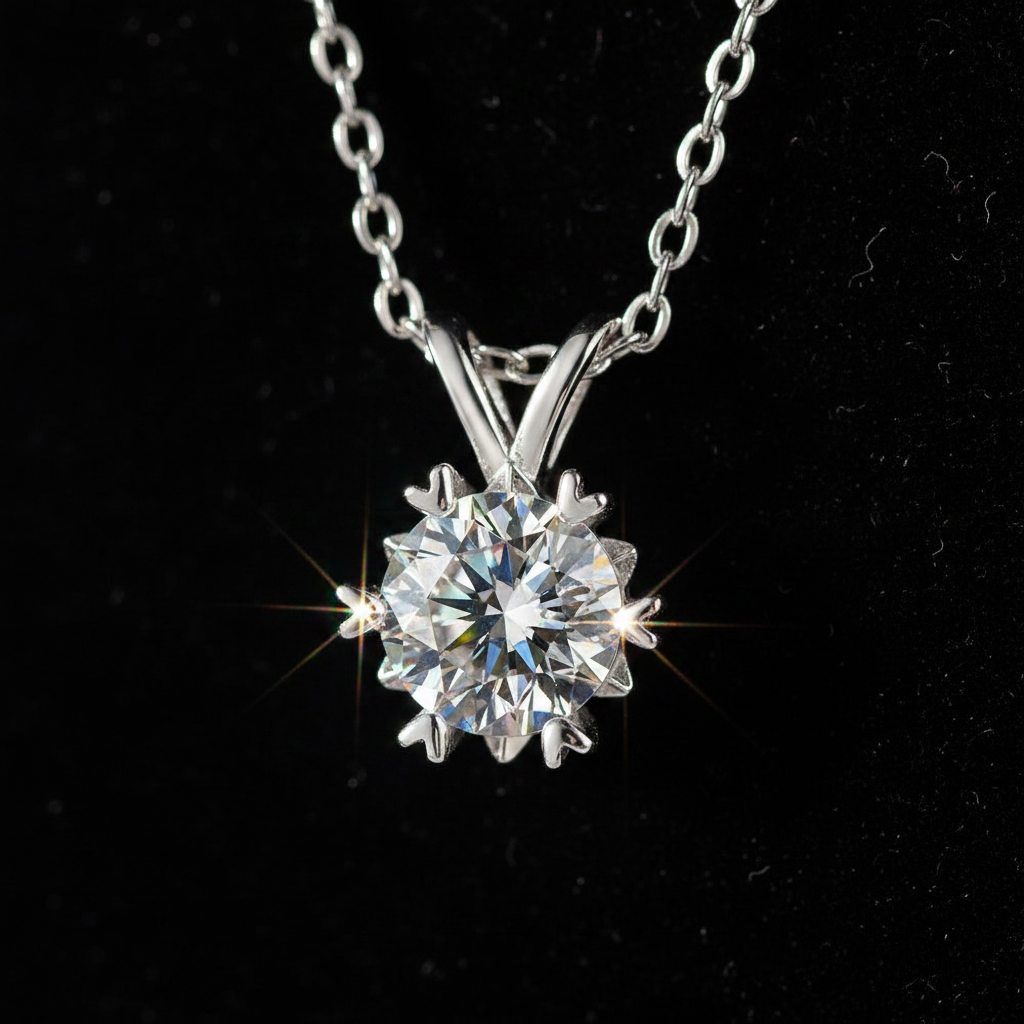 Snowflake Necklace - Macro