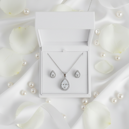 White Bridal Flat Lay