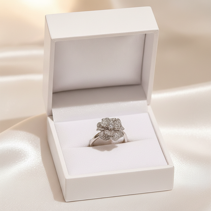 White Satin Box