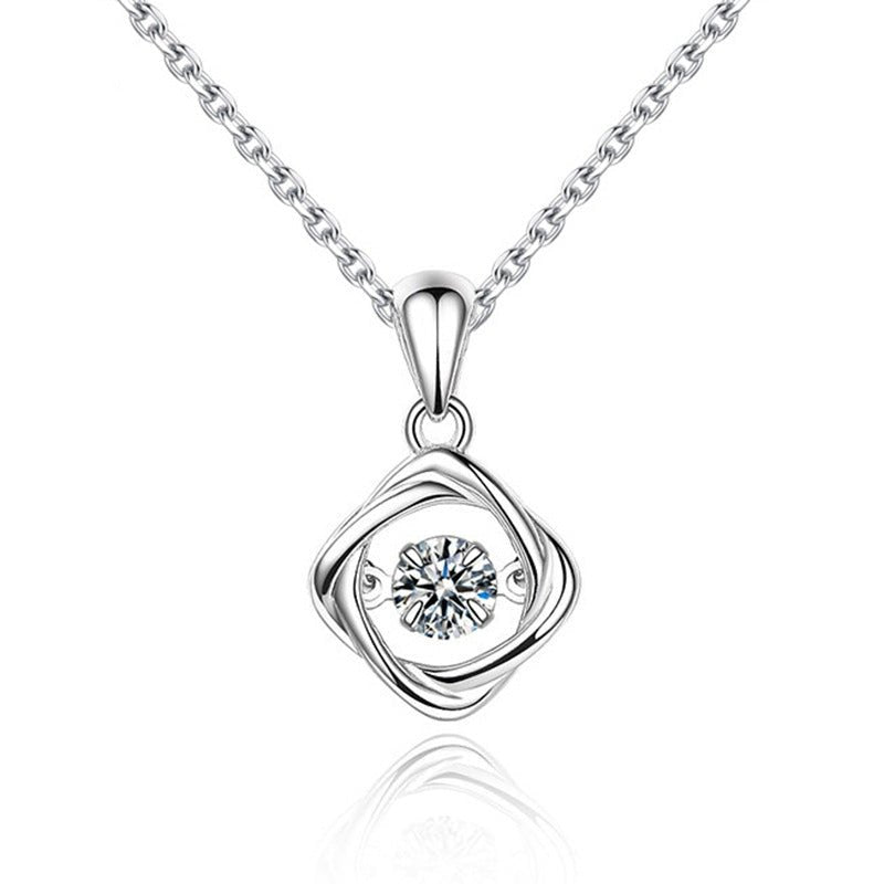 Women's Korean-Style Minimalist S925 Sterling Silver Four-Leaf Clover Necklace